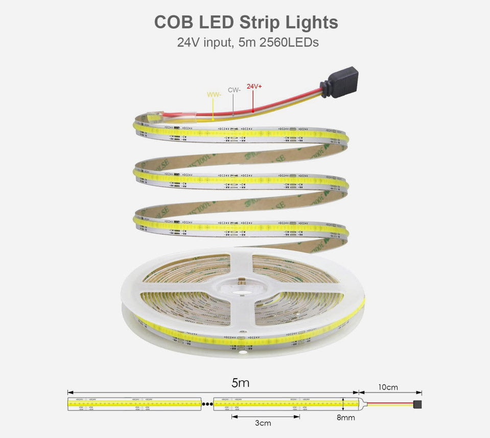 24V COB LED Strip Light