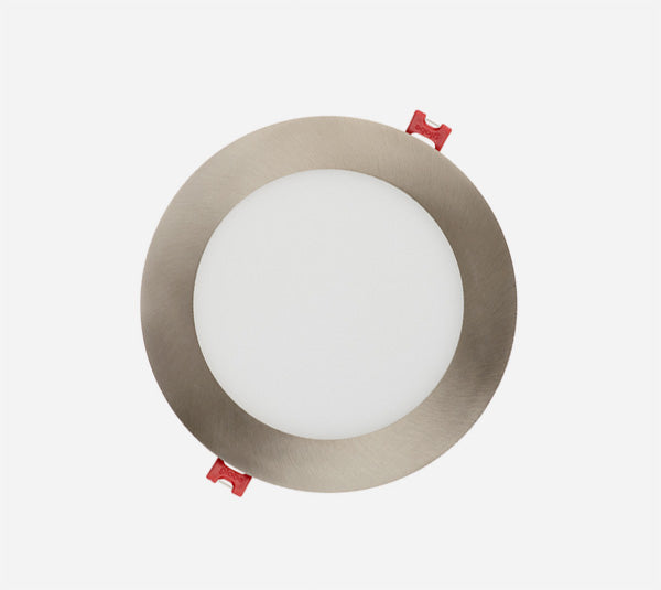 6 Slim Recessed Led Light 3000k Satin Nickle Jenco Canada Inc 9530