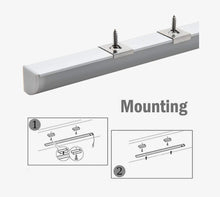 Aluminum Channel with Milky White PC Cover for Strip Lights - CK-053