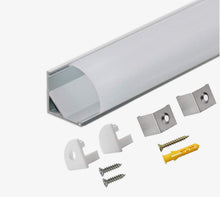 Aluminum Channel with Milky White PC Cover for Strip Lights - CK-053