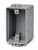 1-Gang Plastic Waterproof Switch Wiring Box, Grey