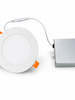11-Inch 24W Round LED Panel Light – Dimmable, 1900 Lumens, White Trim