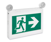 120–347V LED Emergency Light with 120-Minute Battery Backup