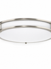 16-Inch 24W Double Ring LED Flush Mount – 5CCT, 1680 Lumens