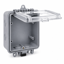 2-Gang Plastic Waterproof Switch Wiring Box