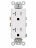 20A Tamper-Resistant Decora Duplex Receptacle, White