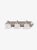 3-Light vanity with Brushed Nickel finish