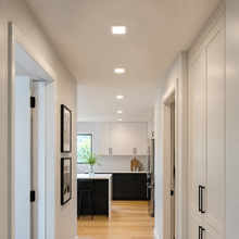 4" Square Slim LED Panel Downlight, 9W, 3CCT Selectable