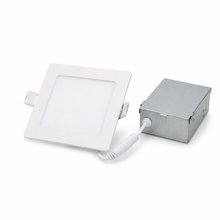 4" Square Slim LED Panel Downlight, 9W, 3CCT Selectable