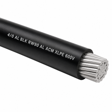 4/0 AL Black RW90 Aluminum Wire, XLPE, 600V