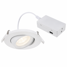 4" Slim LED Gimbal Downlight, 10W, 700LM, 3CCT Selectable