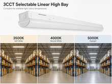 2-FT LED Linear High Bay Light – 80W/110W/165W, 3CCT, 120–347V