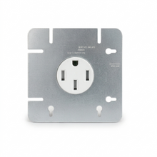 50A NEMA Receptacle, 125/250V, 3-Pole 4-Wire, White