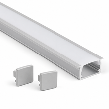 510-SL 10FT Aluminum LED Channel with PC Cover & End Caps, Silver