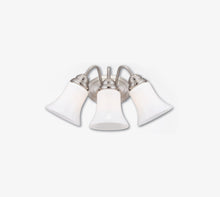 3-Light vanity with Brushed Nickel Finish