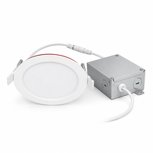 6-Inch 15W Fire-Rated Slim LED Panel Light – 5CCT, White