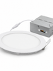 6-Inch Slim LED Round Panel Downlight, 12W, 5CCT Selectable