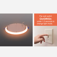 6-Inch Slim Panel Recessed Downlight with 5CCT Selectable & Nightlight