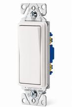 7501W Single Pole White Decora Switch, 10 Pack