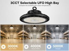 UFO LED High Bay Light – 150W/200W/240W, 3CCT, 36,000 Lumens