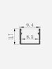 Aluminum LED Profile for LED Strip - CK-020
