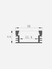Aluminum LED Profile for LED Strip - CK-049