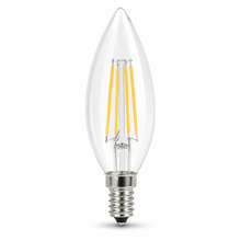 Clear E12 LED Chandelier Bulb, 4W, 4000K