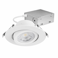 EZ-LED-S9-5CCT Clear Lens Gimbal LED Downlight, 9W