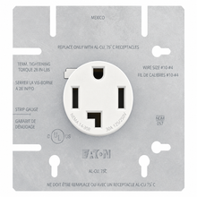 Eaton 30A 125/250V NEMA 14-30R Receptacle, White