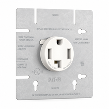 Eaton 30A 125/250V NEMA 14-30R Receptacle, White