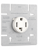 Eaton 30A 125/250V NEMA 14-30R Receptacle, White