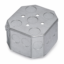 JC-54151-K Metal Octagon Box with Knockouts
