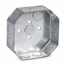 JC-54151-K Metal Octagon Box with Knockouts