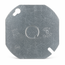 JC-54C6-WH Octagon Cover with Knockout
