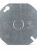 JC-54C6-WH Octagon Cover with Knockout