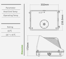 LED WALL PACK With PHOTOCELL