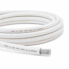 RW90 #2 Aluminum Electrical Wire, 600V, White