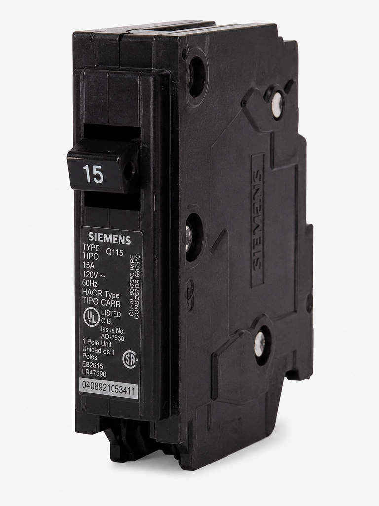 Siemens Q115 15A Single-Pole Circuit Breaker, 120V– Jenco Canada
