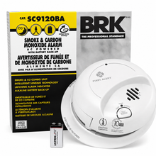 BRK SC9120BA Hardwired Smoke & Carbon Monoxide Alarm with Battery Backup