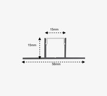 Trimless Recessed Aluminum Profile