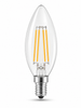 Clear E12 Base 6000K 4W LED Chandelier Bulb