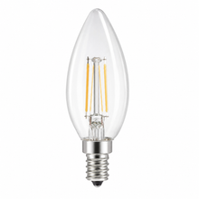 Clear E12 LED Chandelier Bulb, 4W, 3000K
