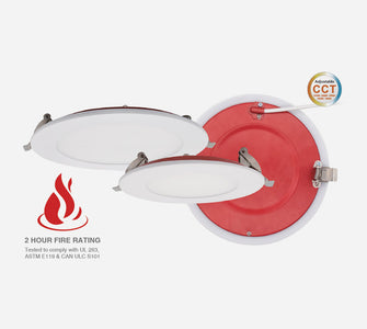 4" LED Fire Rated Recessed Downlight - White