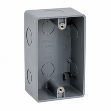 FSB50-3 1-Gang Weatherproof Box – 3 x 1/2-Inch Holes, Grey