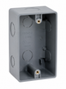 FSB50-3 1-Gang Weatherproof Box – 3 x 1/2-Inch Holes, Grey