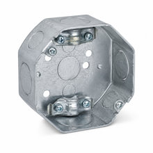 JC-54151-L Metal Octagon Box with Romex Clamps