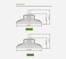 LED UFO High Bay Watt and CCT Selectable