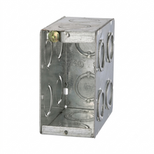 MBD-1K 3-1/2" Deep One-Gang Masonry Box with Concentric Knockouts