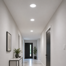 Slim LED Panel Downlight, 6000K, IC Rated