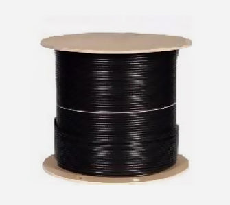 1000 RG6/U - INDOOR/OUTDOOR CABLE - 18AWG - FT4/CM - BLACK RG6